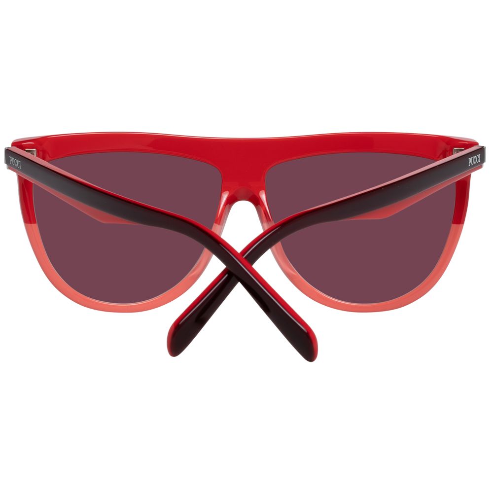 Emilio Pucci Burgundy Women Sunglasses - Image 3