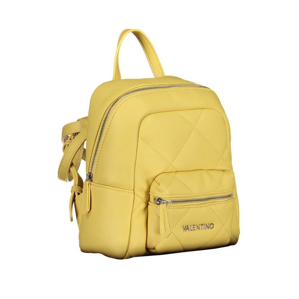 Mario Valentino Yellow Polyethylene Backpack - Image 3