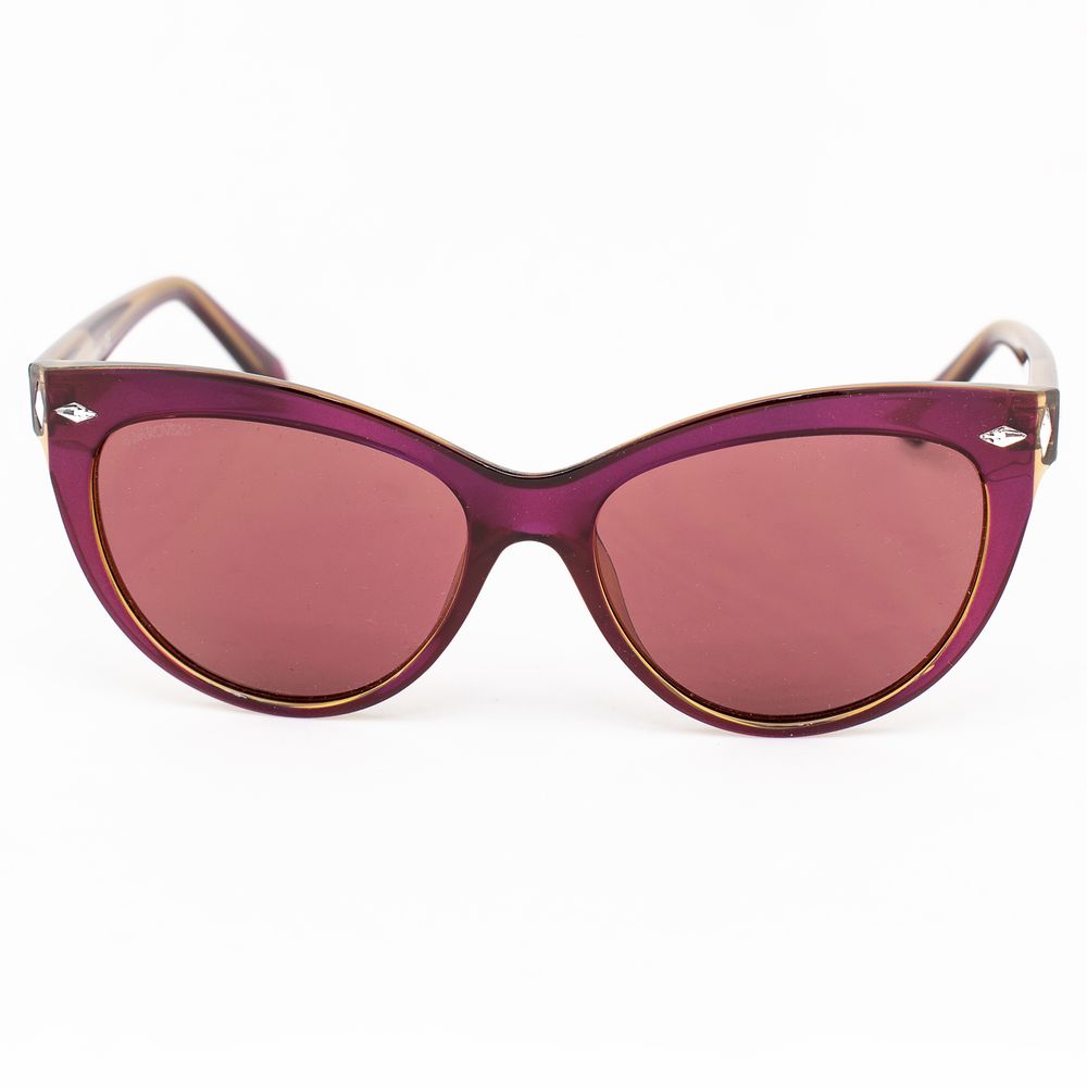 Swarovski Bordeaux Plastic Sunglasses - Image 2