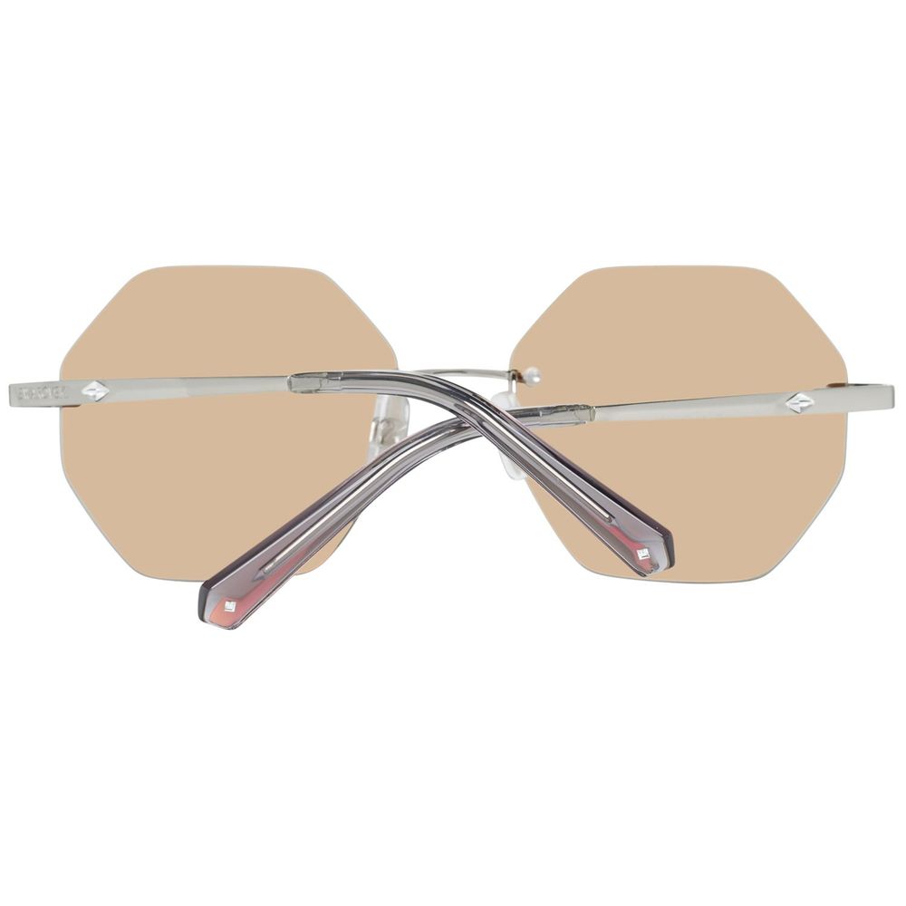 Swarovski Silver Metal Sunglasses - Image 3