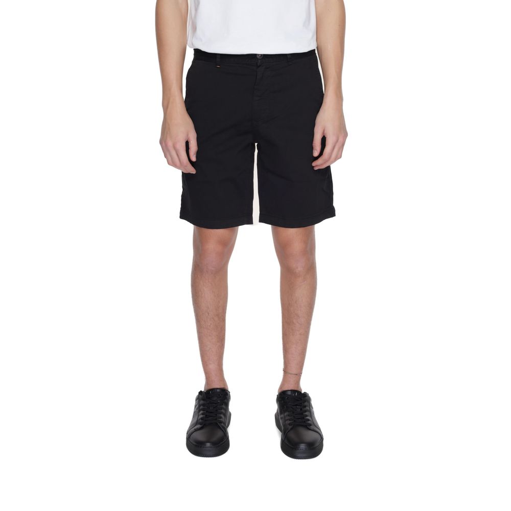 Hugo Boss Black Cotton Bermuda