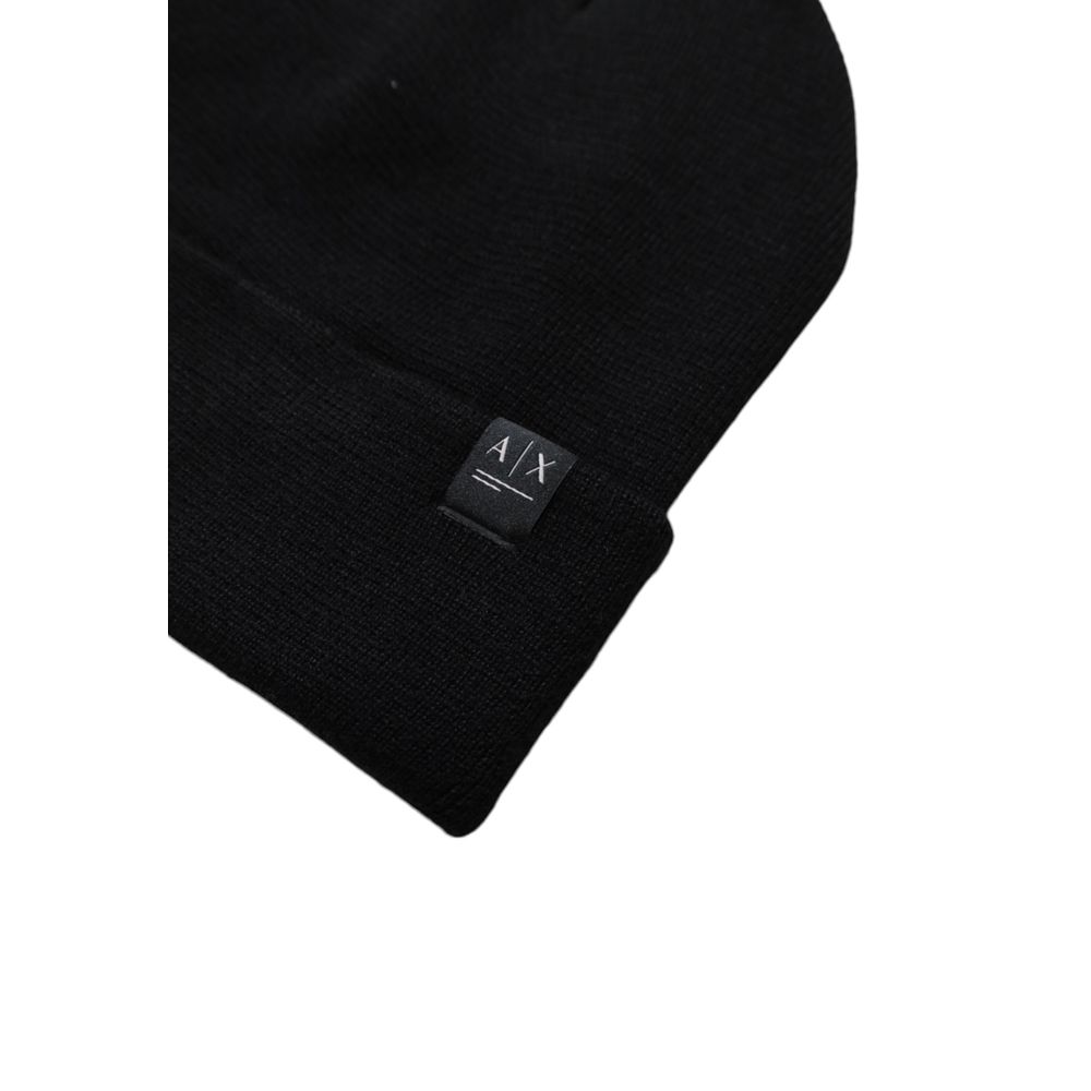Armani Exchange Black Polyester Caps Baseball Hat - Image 2