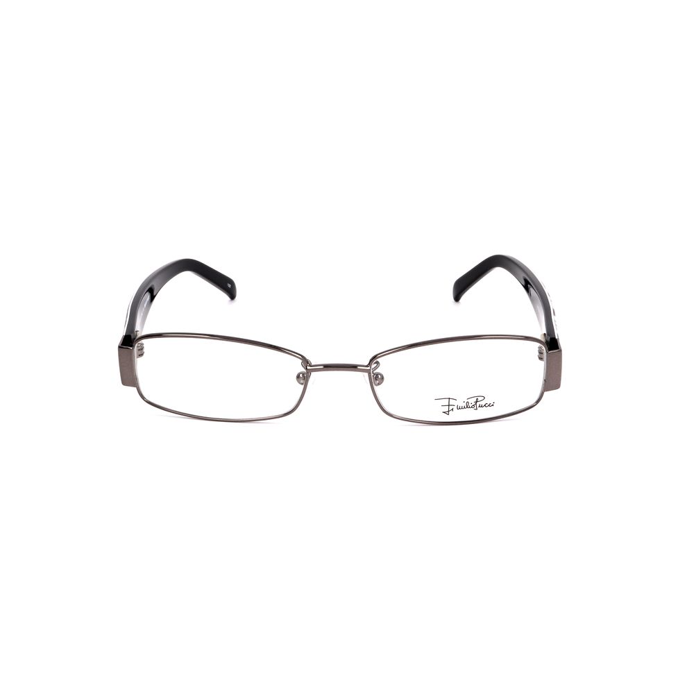 Emilio Pucci Gray Metal Frames - Image 2