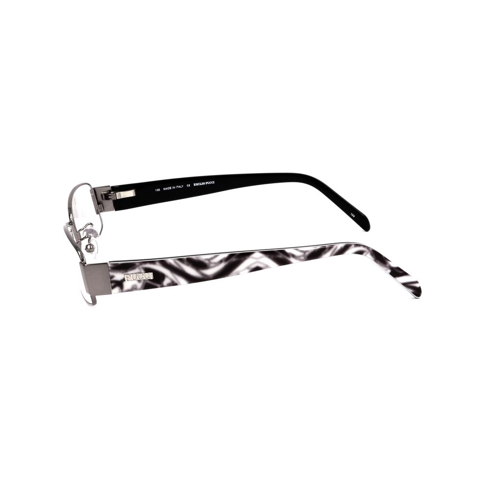 Emilio Pucci Gray Metal Frames - Image 3