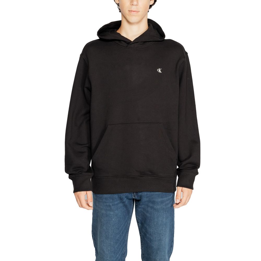 Calvin Klein Jeans Black Recycled Cotton Hoody