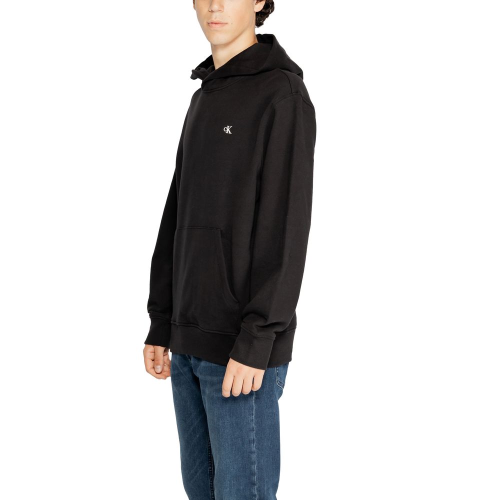 Calvin Klein Jeans Black Recycled Cotton Hoody - Image 2