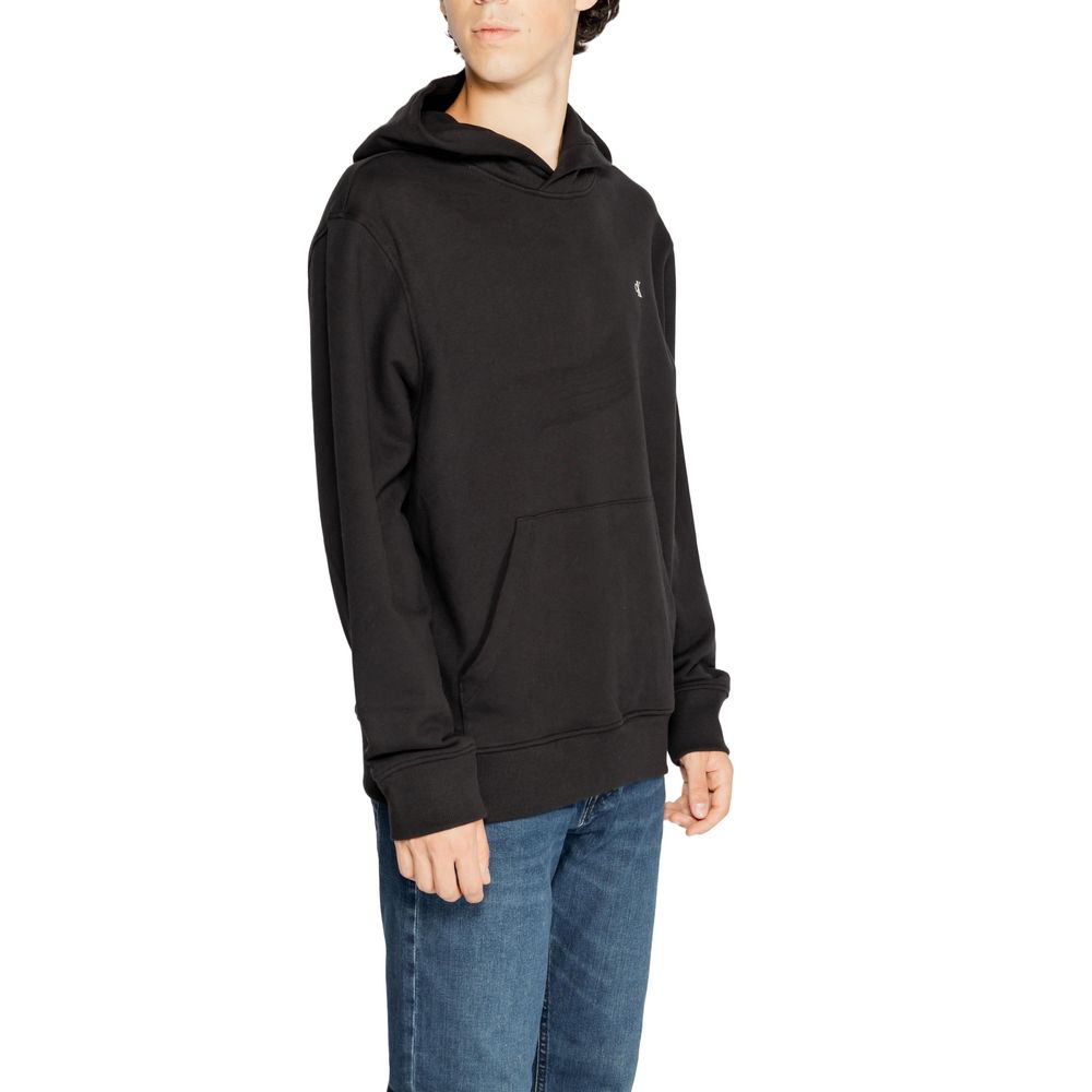 Calvin Klein Jeans Black Recycled Cotton Hoody - Image 4
