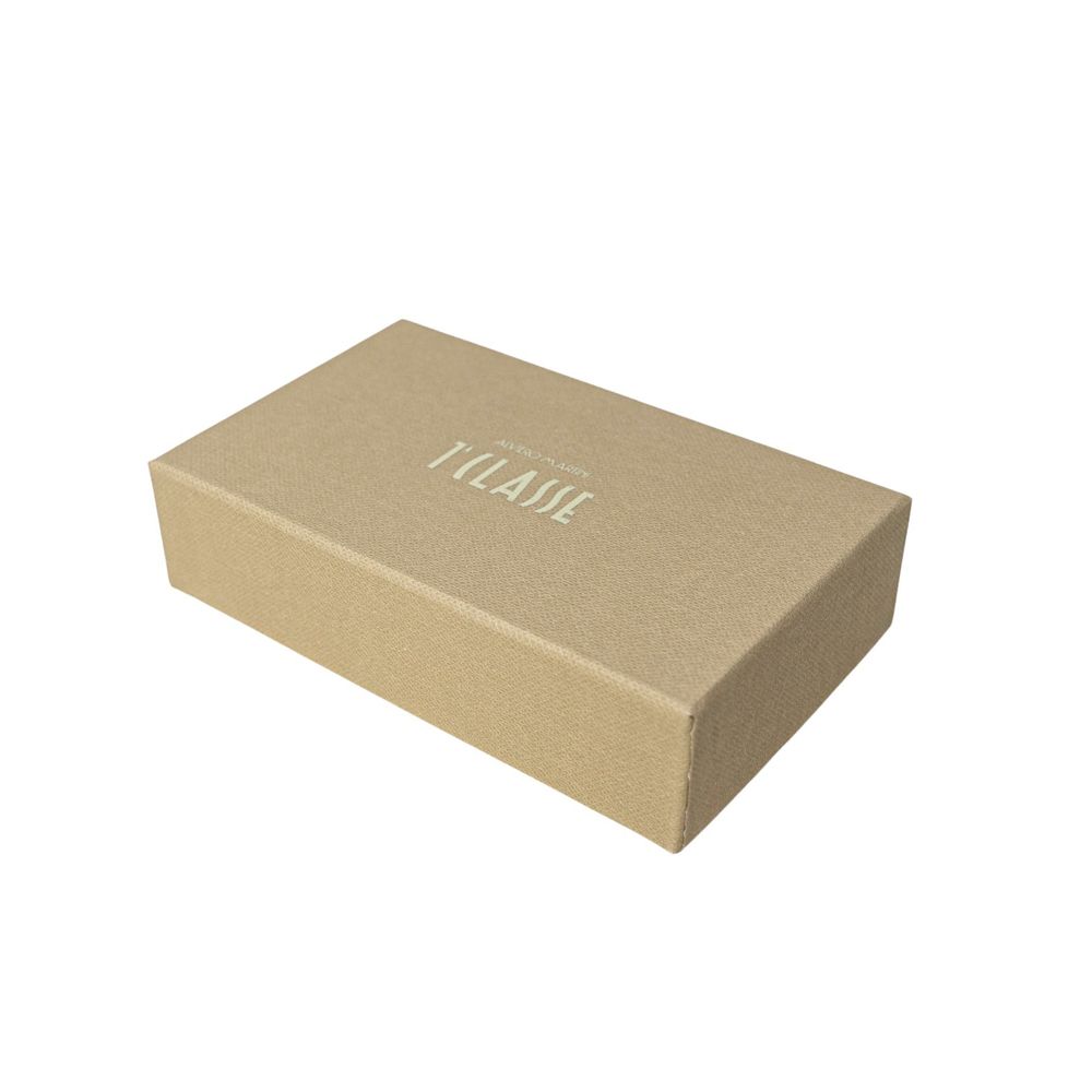 Alviero Martini Prima Classe Beige Leather Keychain - Image 2