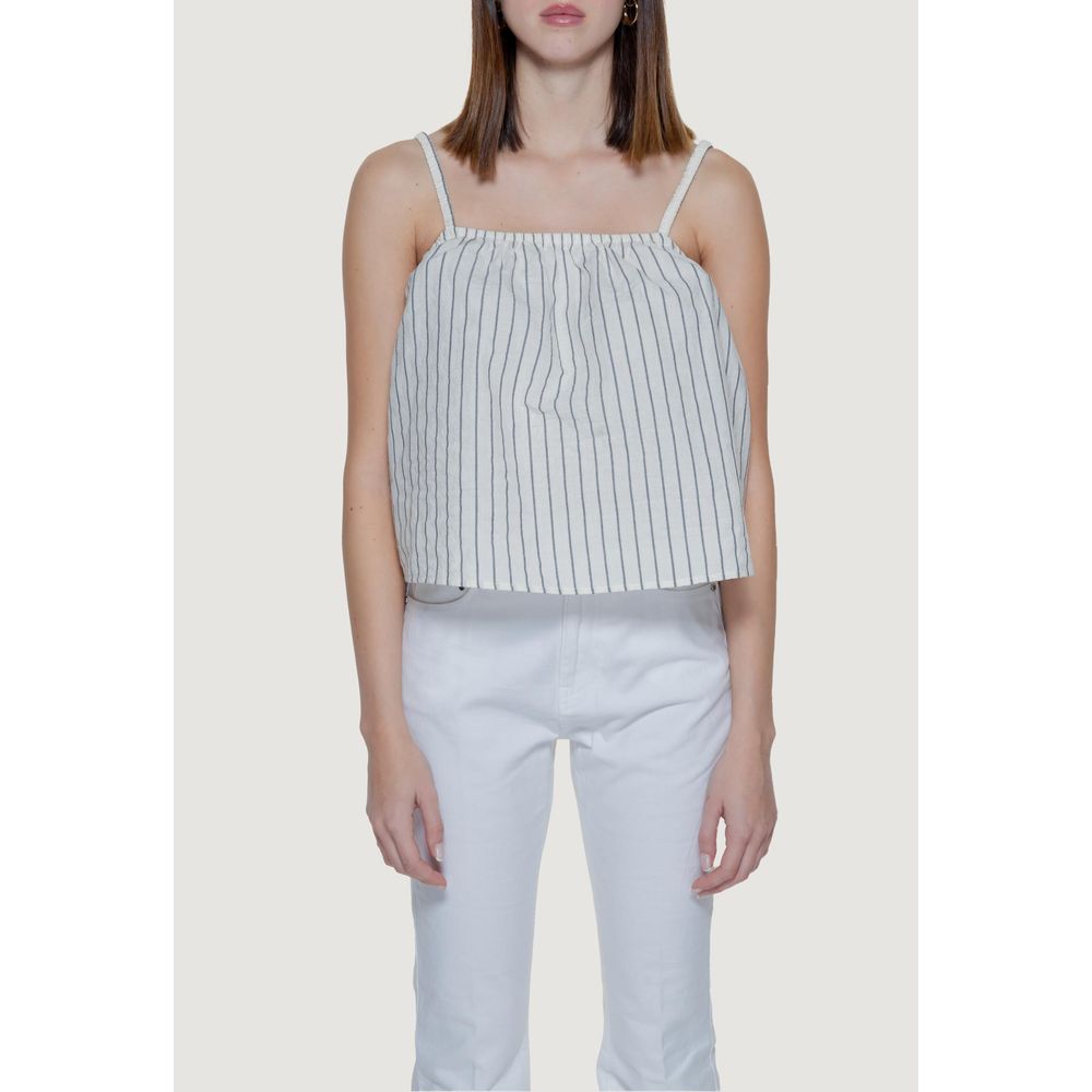 Vero Moda Beige Organic Cotton Tank Top - Image 5