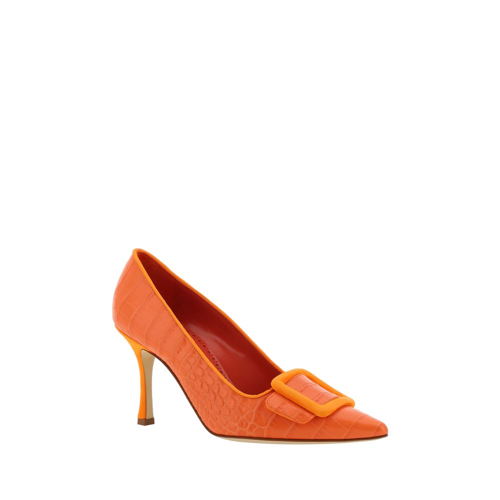 Manolo Blahnik Maysale Pumps - Image 2