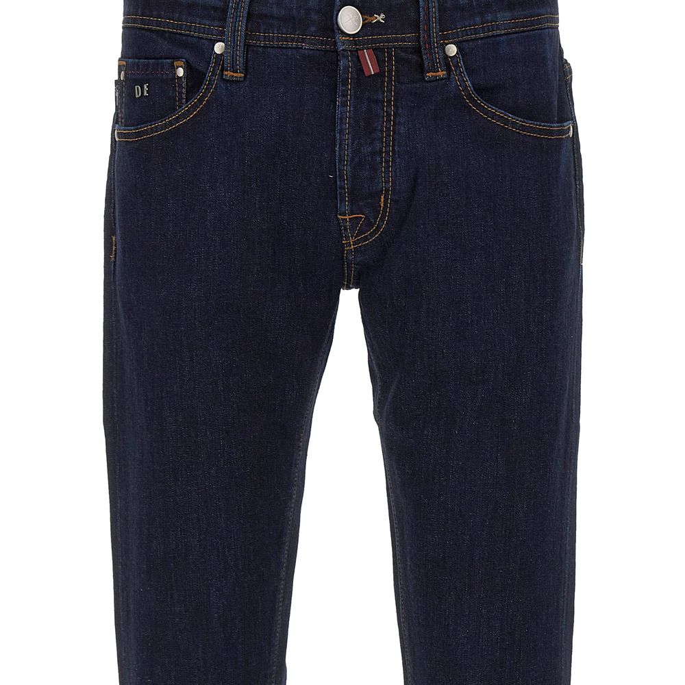 Tramarossa Blue Cotton Jeans & Pant - Image 4
