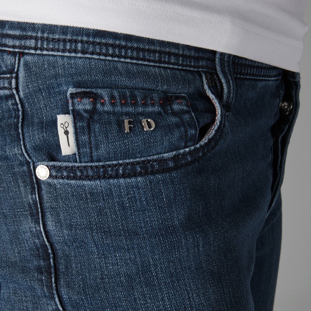 Tramarossa Blue Cotton Jeans & Pant - Image 3