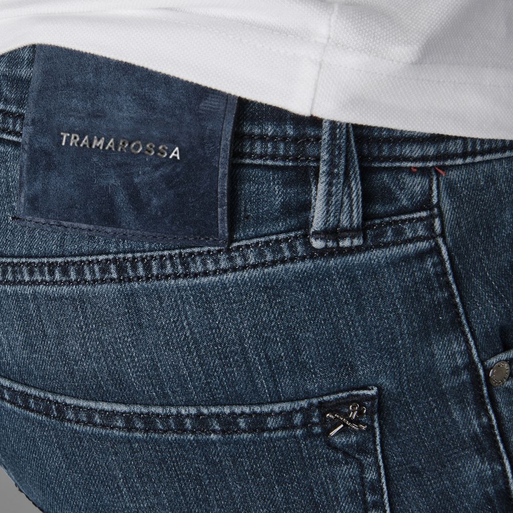 Tramarossa Blue Cotton Jeans & Pant - Image 4