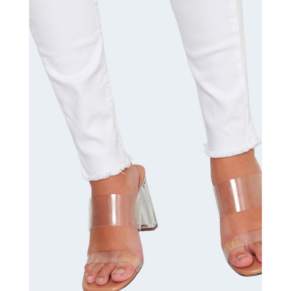 Only White Cotton Skinny Jean - Image 3