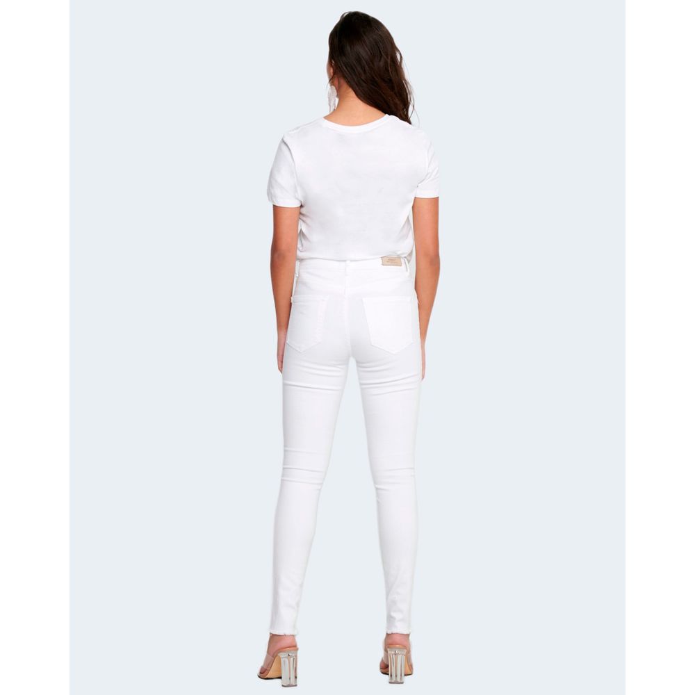 Only White Cotton Skinny Jean - Image 4