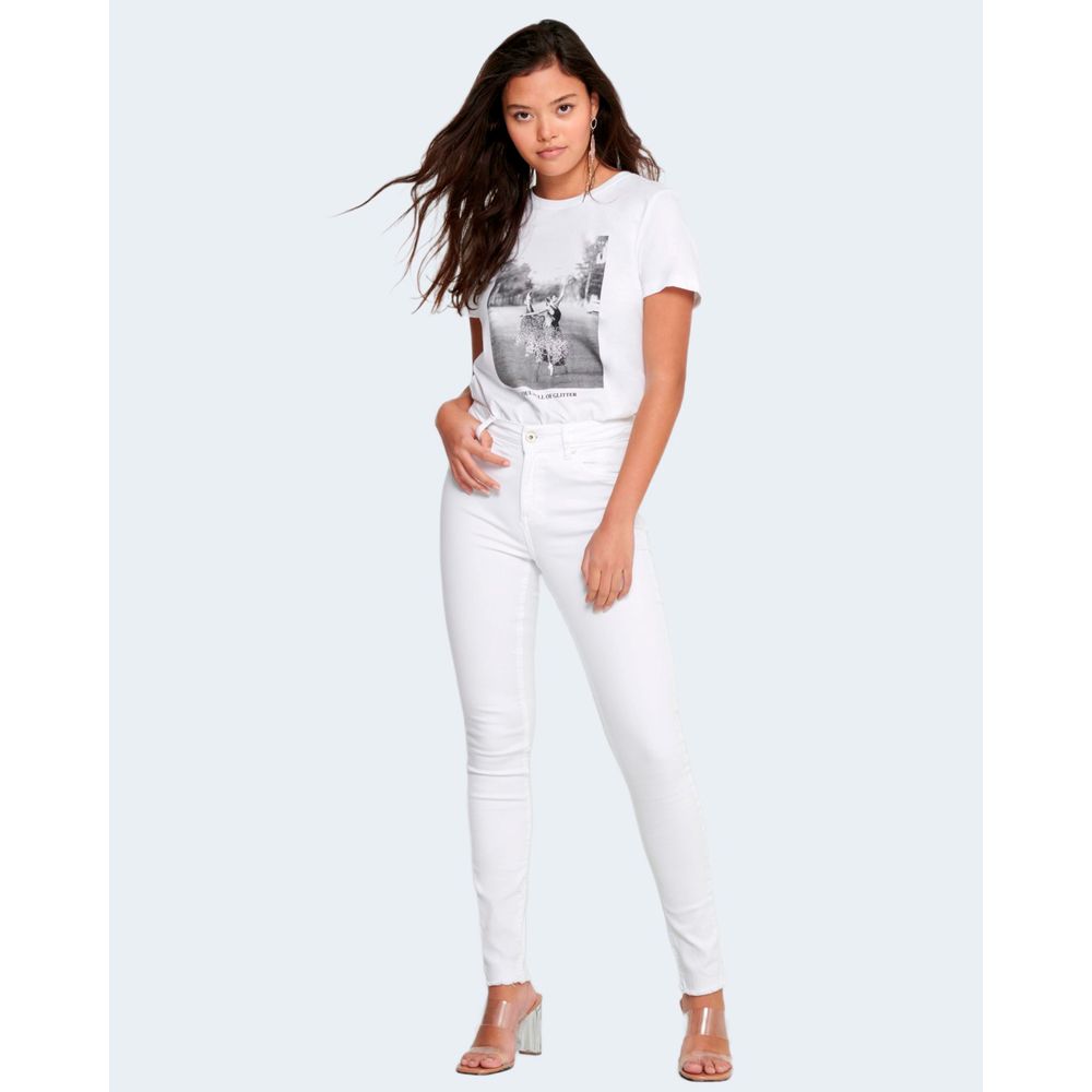 Only White Cotton Skinny Jean - Image 5