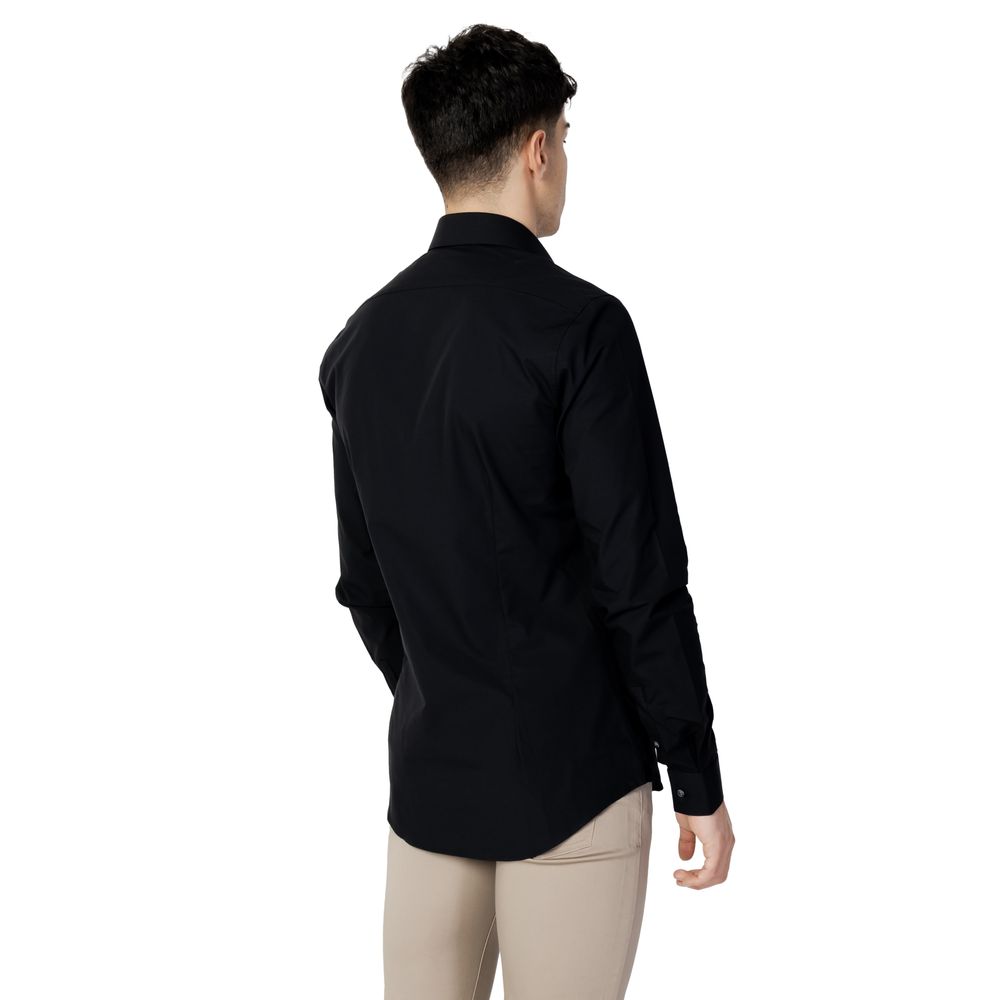 Calvin Klein Black Cotton Dress Shirt - Image 2