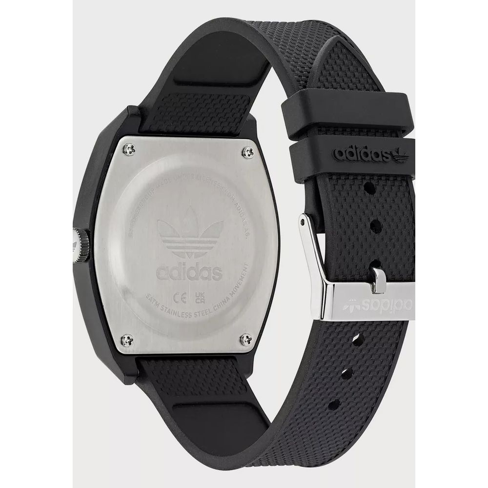 Adidas Black Synthetic Sport Watch - Image 2