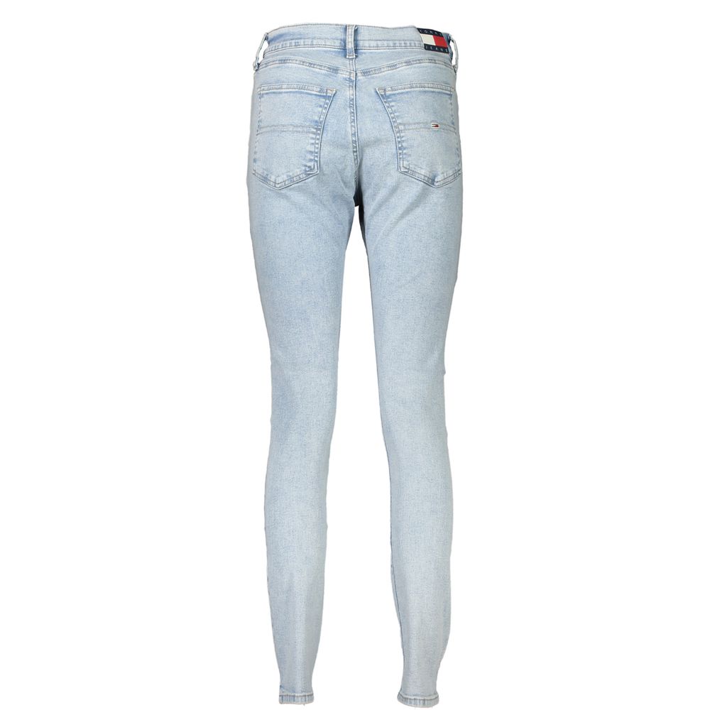 Tommy Hilfiger Blue Cotton Women's Skinny Jean - Image 2