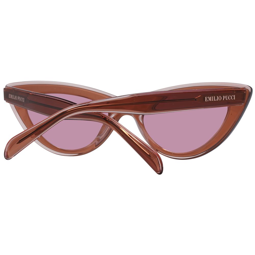 Emilio Pucci Brown Plastic Sunglasses - Image 3