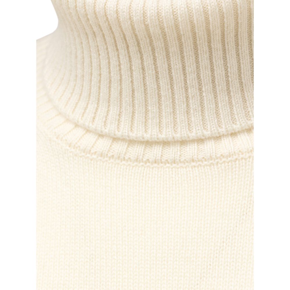 Cruciani White Cashmere Turtleneck - Image 4