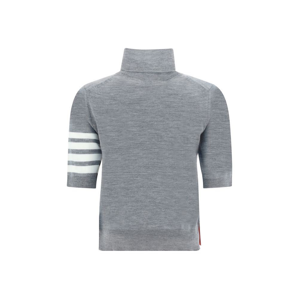 Thom Browne Gray Polyamide Turtleneck - Image 2