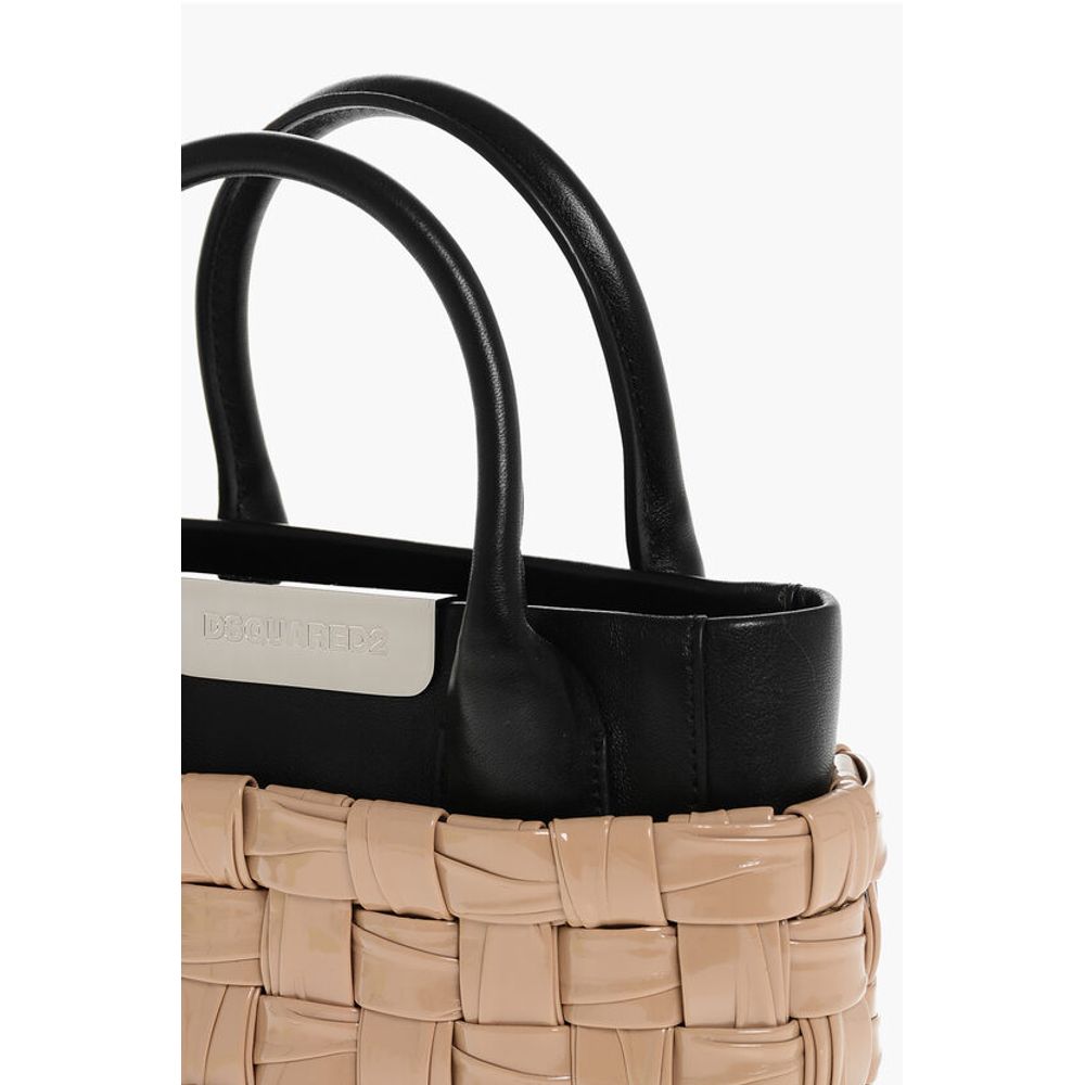 Dsquared² Woven Leather Tote Bag - Image 3