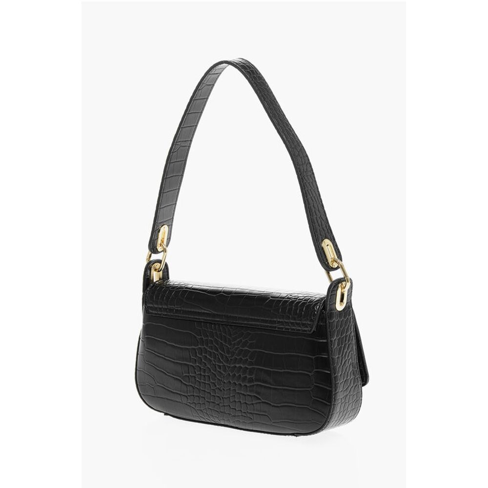 Moschino LOVE Crocodile Effect Faux Leather Shoulder Bag - Image 2