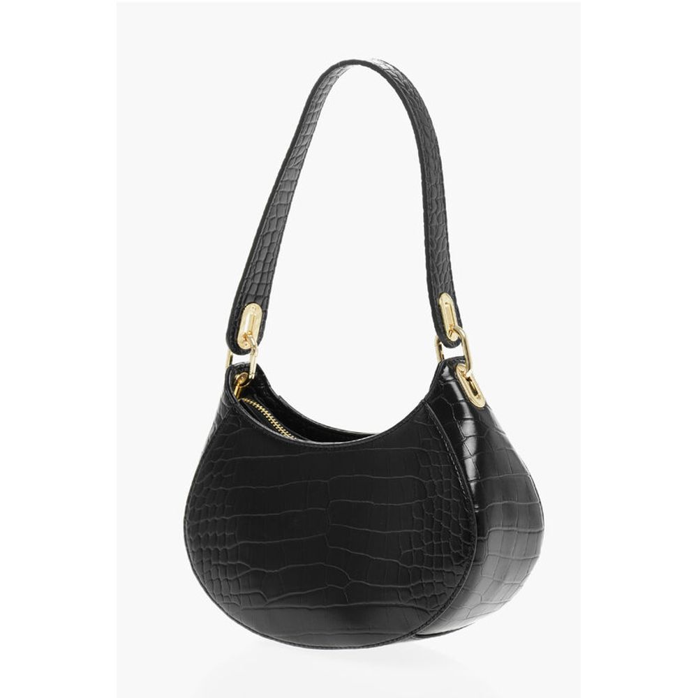 Moschino LOVE Crocodile Effect Faux Leather Hobo Bag - Image 2