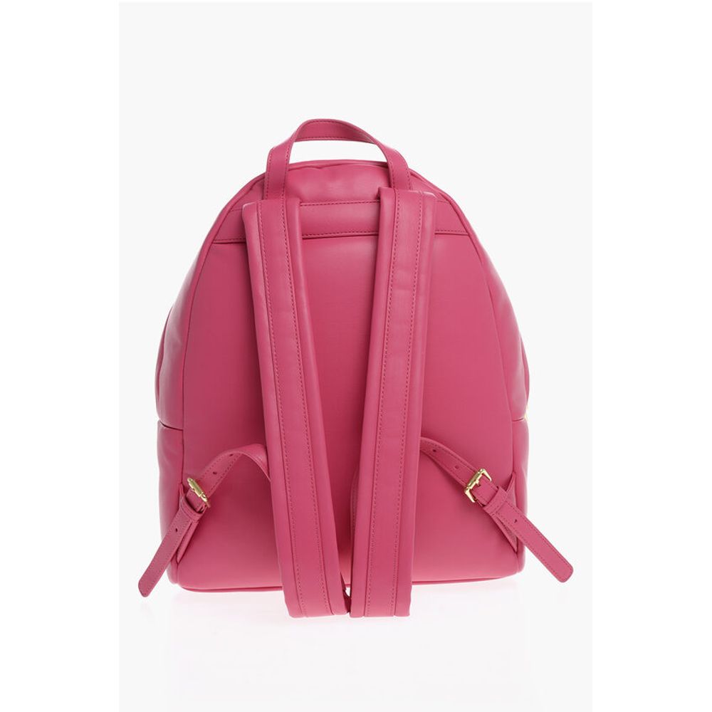 Moschino LOVE Faux Leather Backpack with Metal Heart - Image 2
