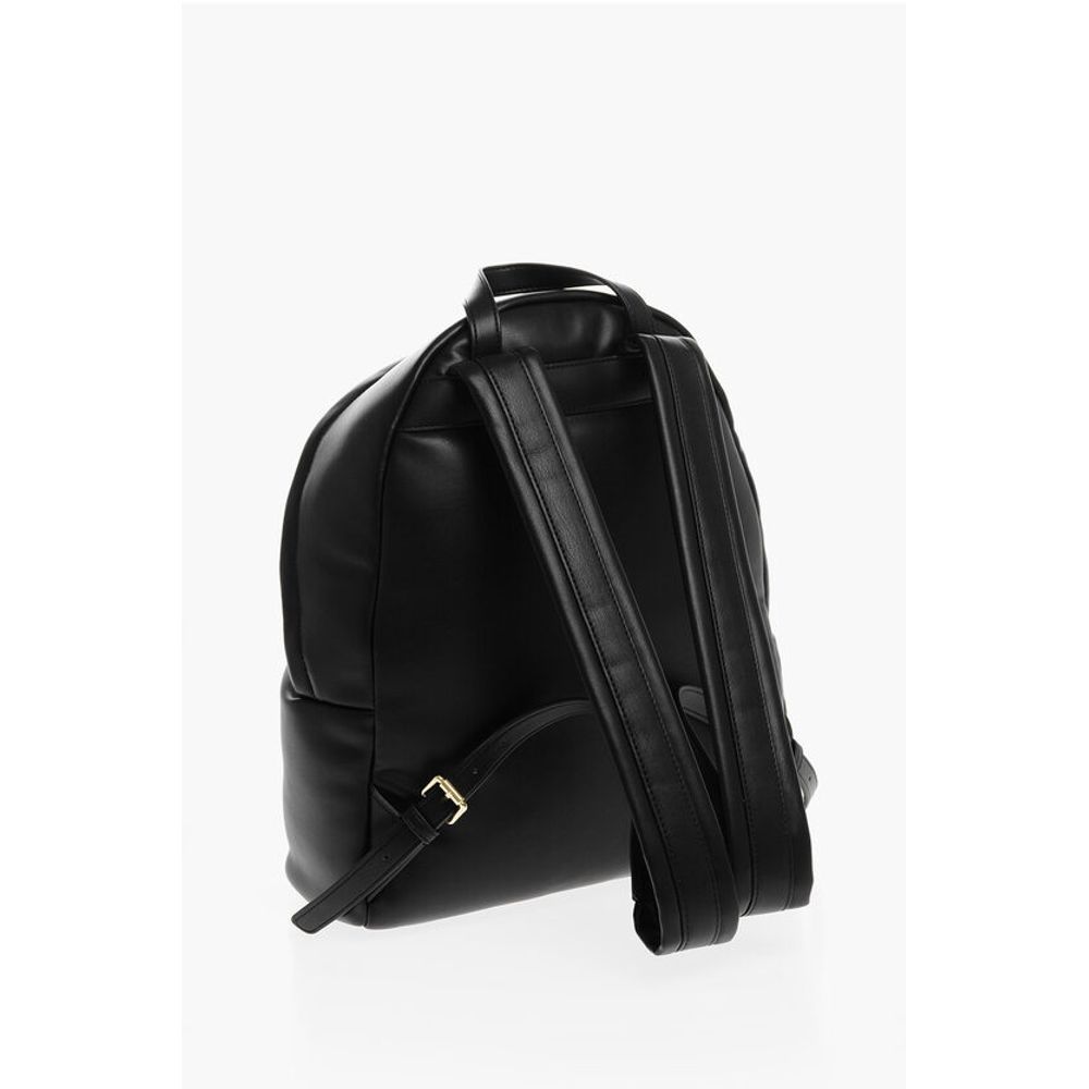Moschino LOVE Faux Leather Backpack with Metal Heart - Image 2