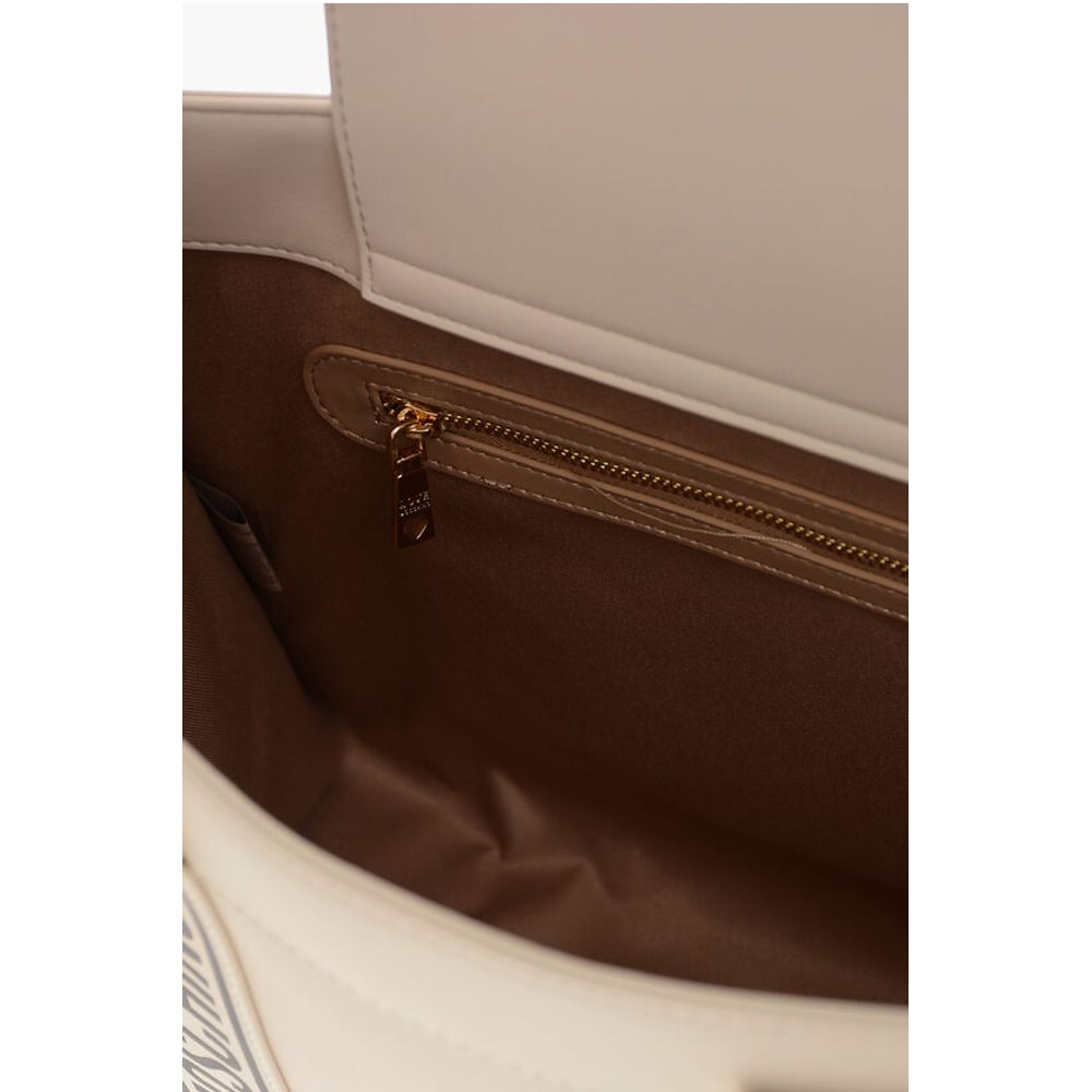 Moschino LOVE MOSCHINO Faux Leather Tote Bag with Logoed Bands - Image 5