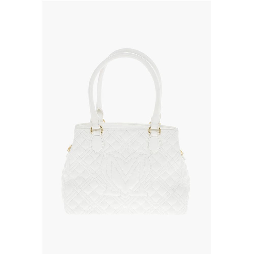Moschino LOVE Quilted Textured faux Leather with a LM Logo - Image 2