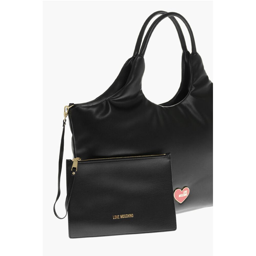 Moschino Padded MARSHMALLOW Hobo Bag with Matching Pouch - Image 3