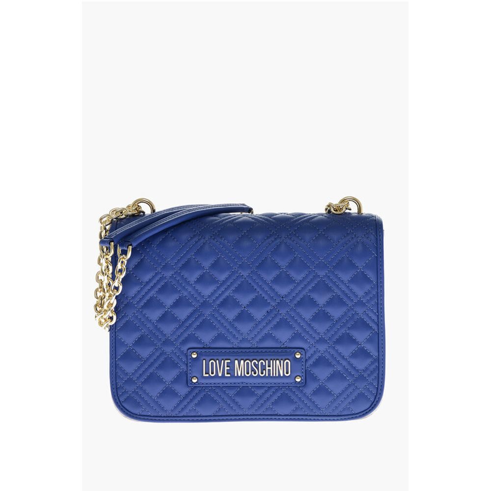 Moschino LOVE MOSCHINO Faux Leather Quilted Shoulder Bag with LM-Logo