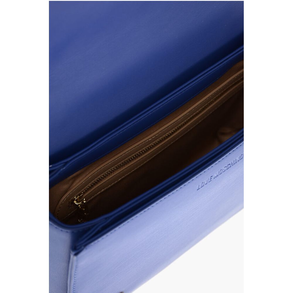 Moschino LOVE MOSCHINO Faux Leather Quilted Shoulder Bag with LM-Logo - Image 5