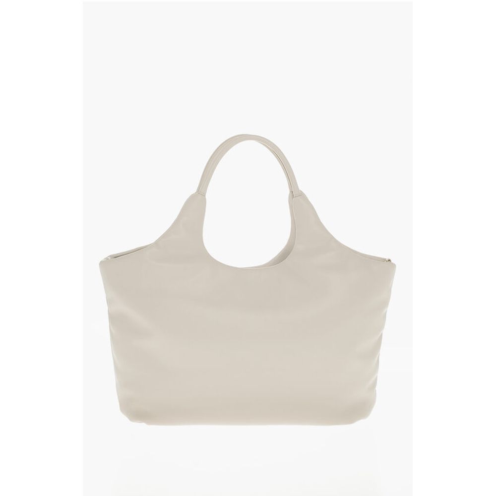 Moschino LOVE Faux Leather MARSHMALLOW Hobo Bag with Matched Pouch - Image 2