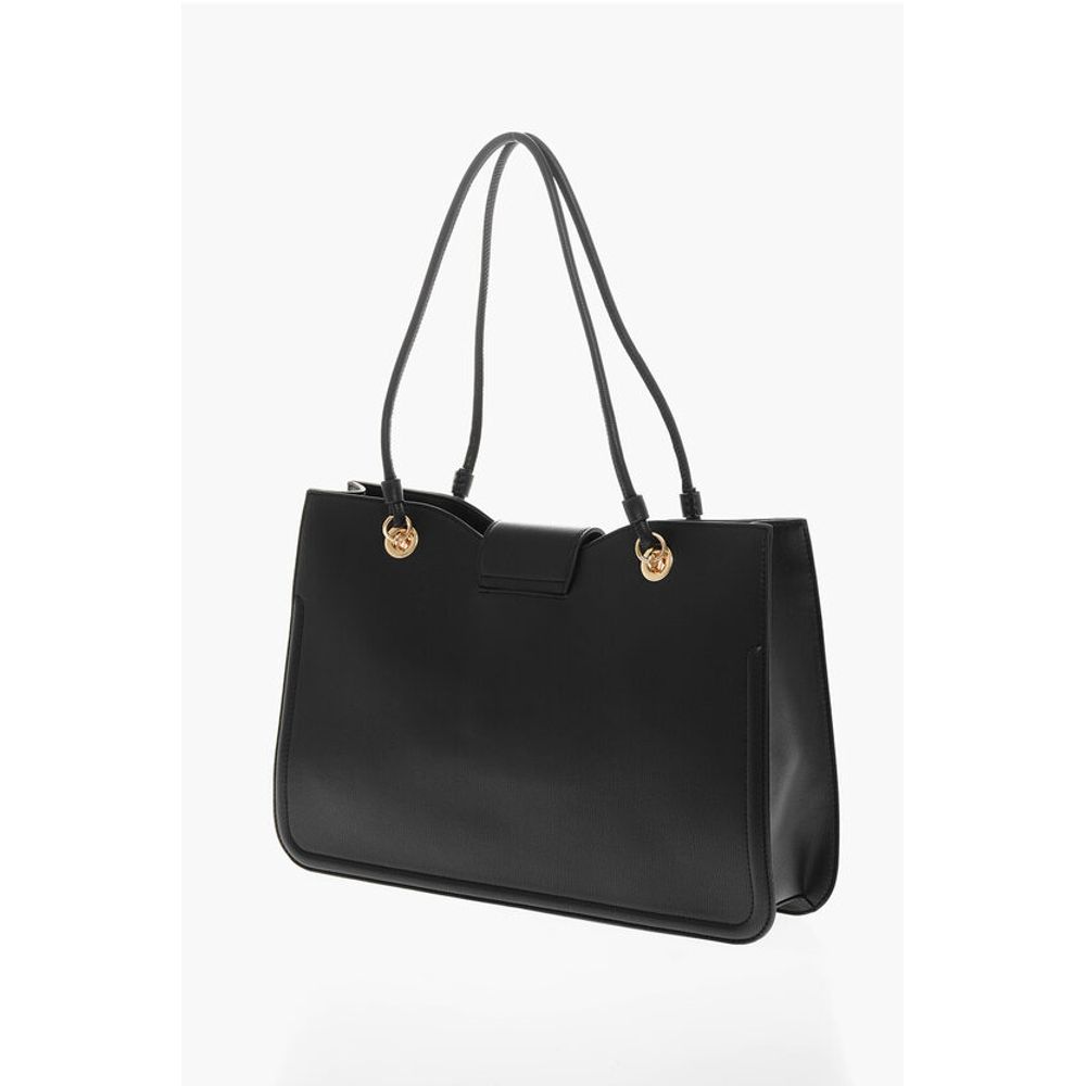 Moschino LOVE MOSCHINO Faux Leather Tote Bag with Golden Closure - Image 2