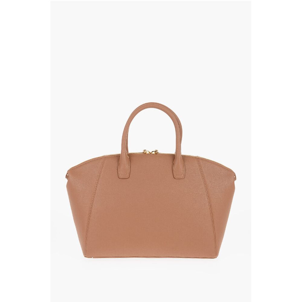 Moschino LOVE Faux Leather Tote Bag with Golden Logo - Image 2