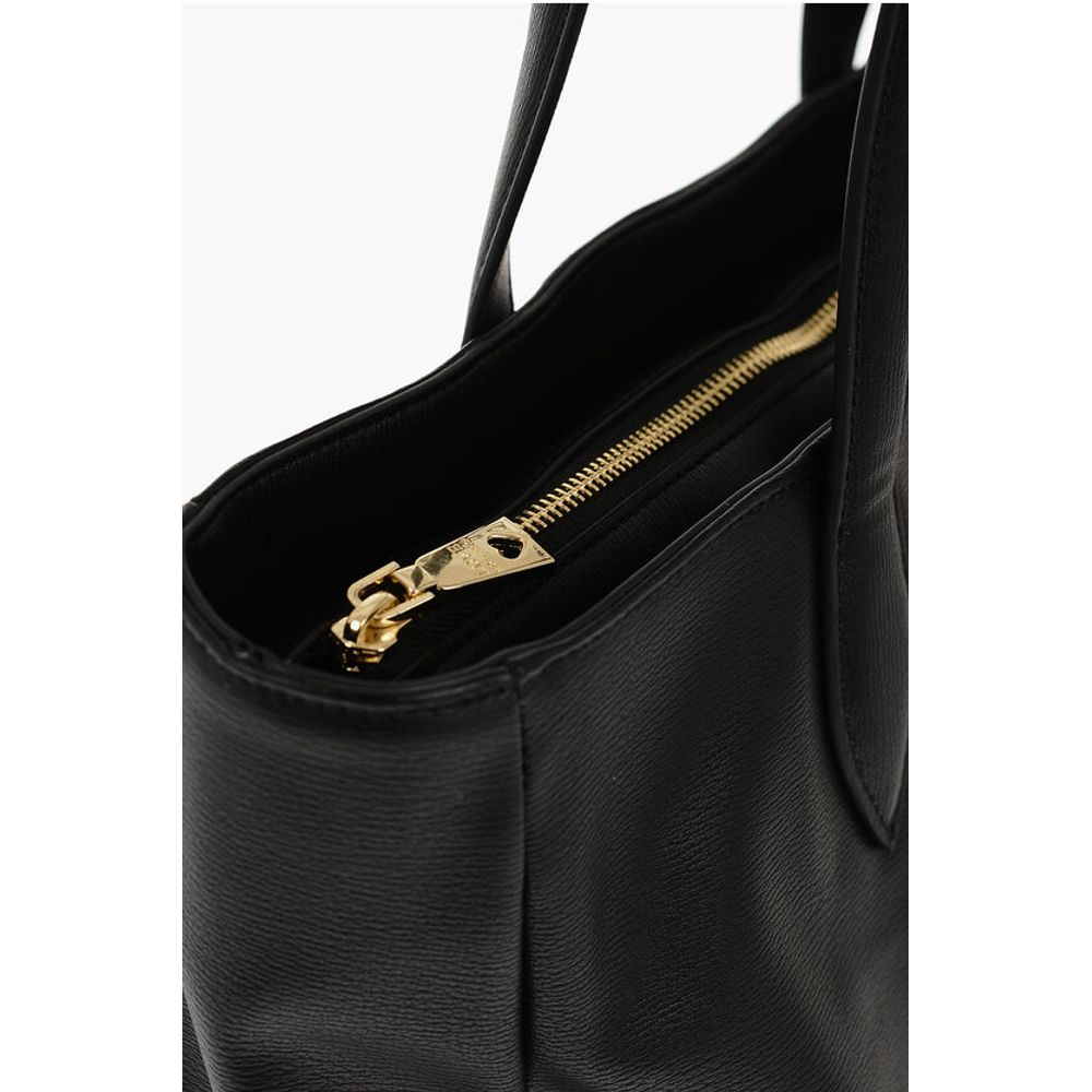 Moschino LOVE Faux Leather Tote Bag with Heart Shaped Pouch - Image 2