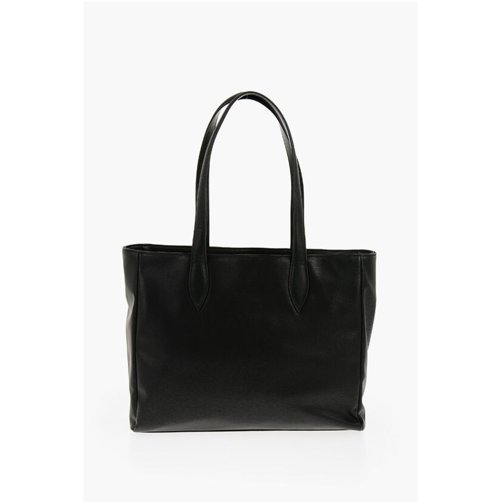 Moschino LOVE Faux Leather Tote Bag with Heart Shaped Pouch - Image 3