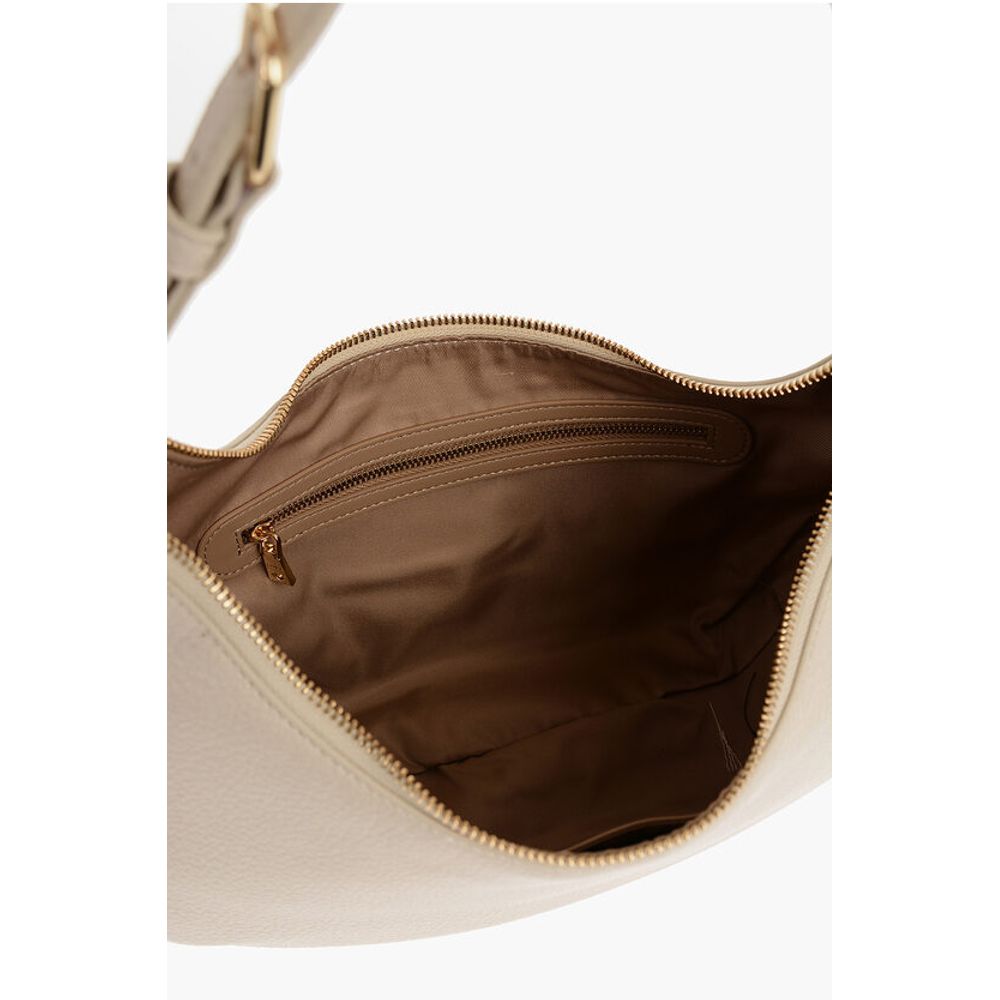 Moschino LOVE Textured Faux Leather ECO-FRIENDLY GIANT Hobo Bag with - Image 5