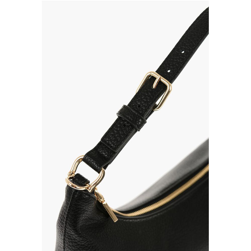 Moschino LOVE Textured Faux Leather ECO-FRIENDLY GIANT Hobo Bag with - Image 4