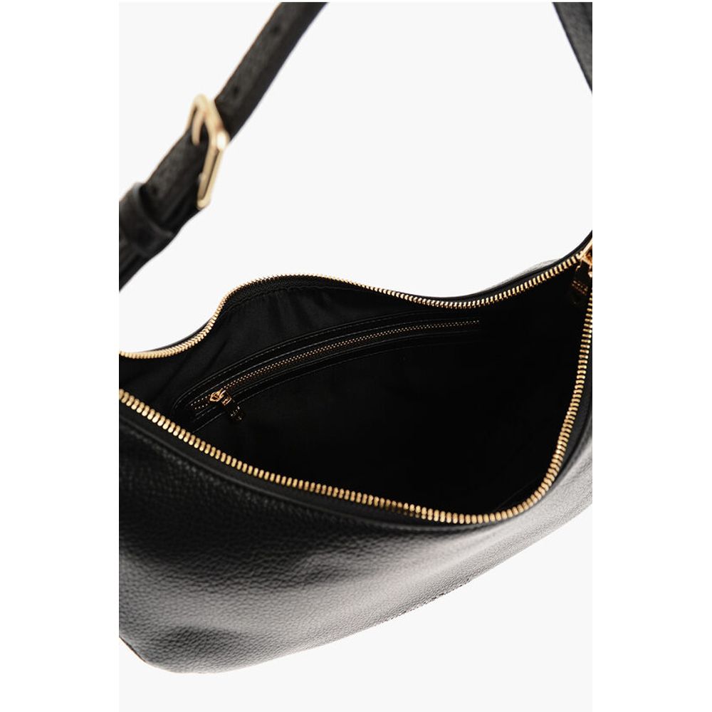 Moschino LOVE Textured Faux Leather ECO-FRIENDLY GIANT Hobo Bag with - Image 6