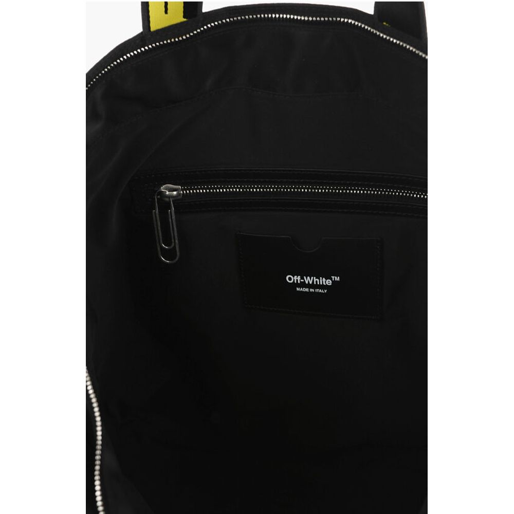 Off-White Nylon HARDCORE Tote Bag with Logoed Handles - Image 5