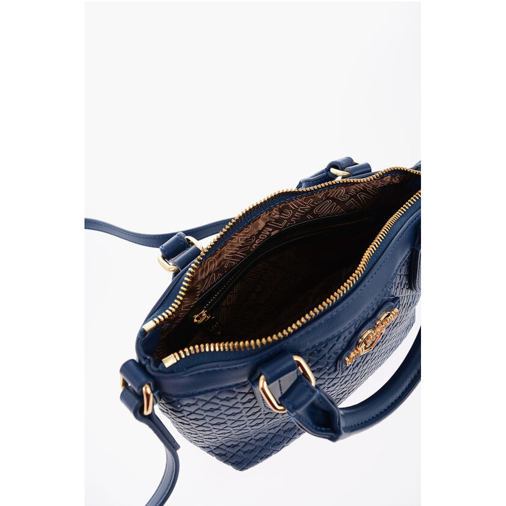 Moschino LOVE Faux Leather VALENTINA Crossbody Bag with all-Over Hear - Image 4