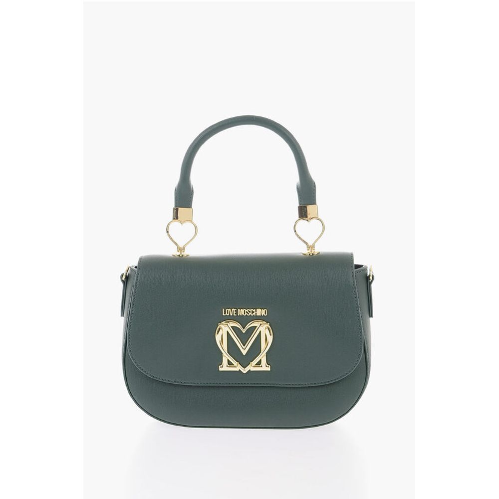 Moschino LOVE Faux Leather Handbag with Removable Shoulder Strap