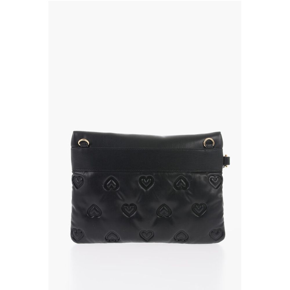 Moschino LOVE Hearts Embossed Faux Leather Handbag - Image 2