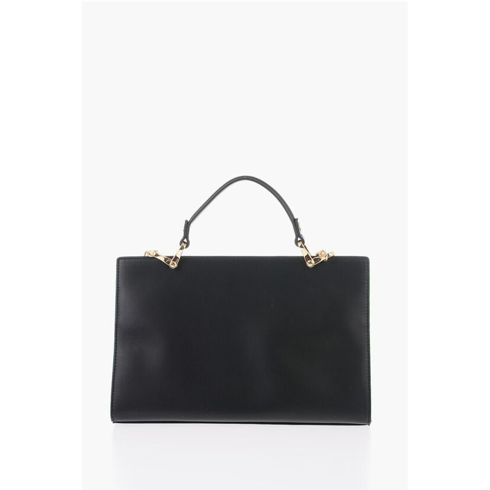 Moschino LOVE Faux Leather Bag with Golden Chain and Turn Lock Closur - Image 3