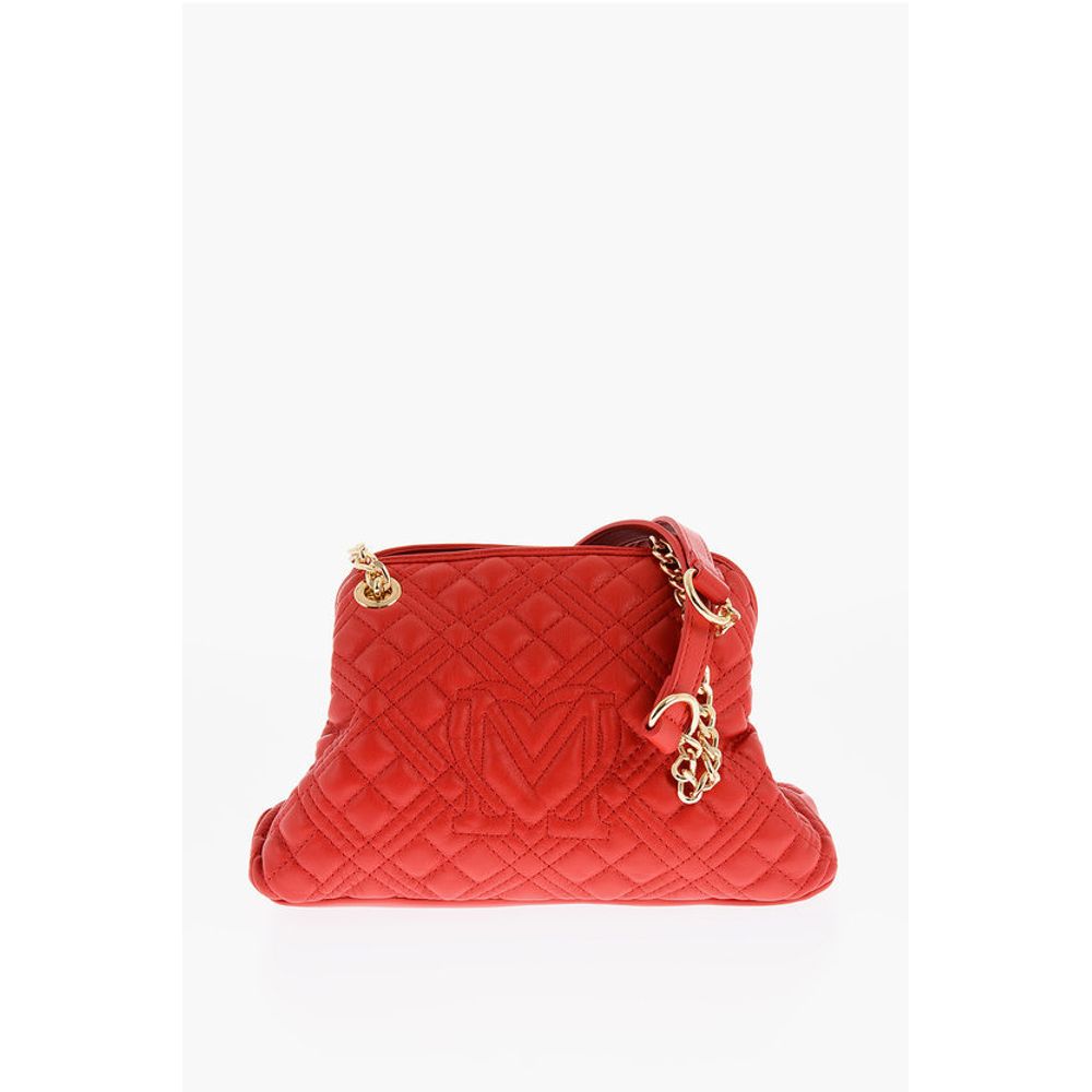 Moschino LOVE Quilted Faux Leather Shoulder Bag - Image 2